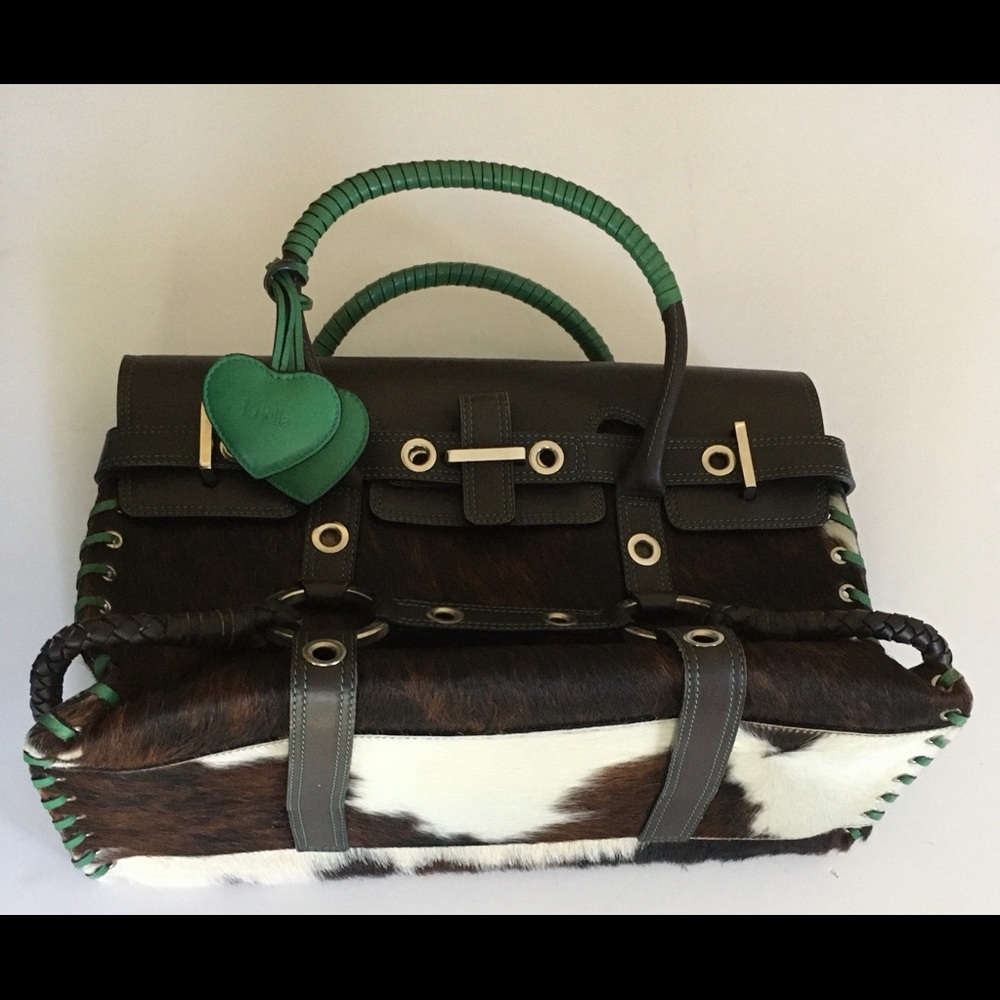 Luella Bartley Calf Hair Handbag.